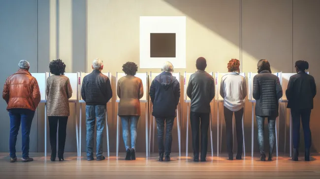 Voting booth
